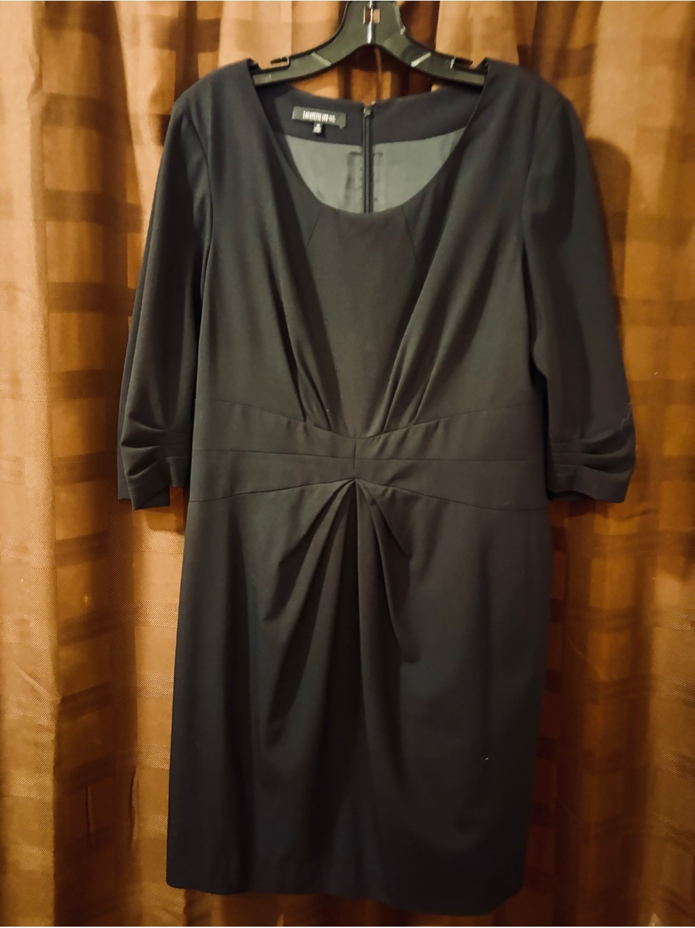 Lafayette 148 NY Crepe Little Black Dress size reg $695